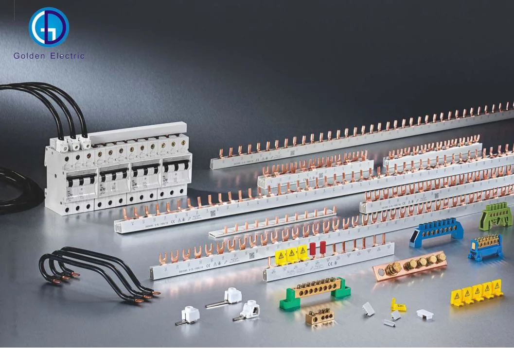 High Current 2p/4p Power Distribution DIN Rail Mounted 750V 800V Terminal Connector Electrical Terminal Block