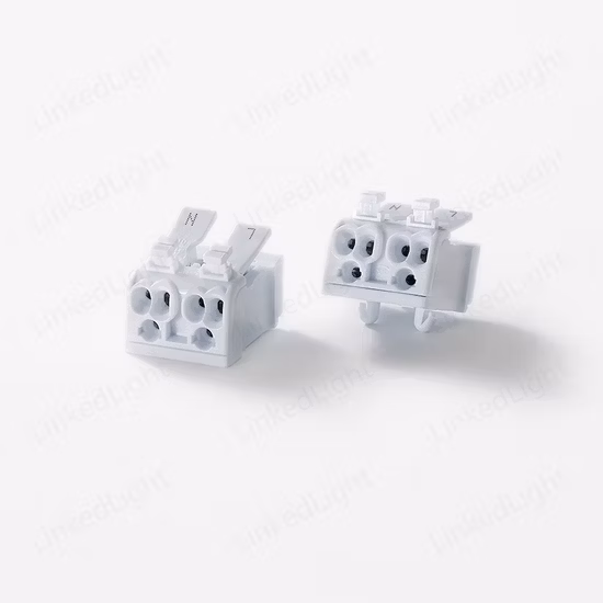 Заводской 2-полюсный безвинтовой толкатель