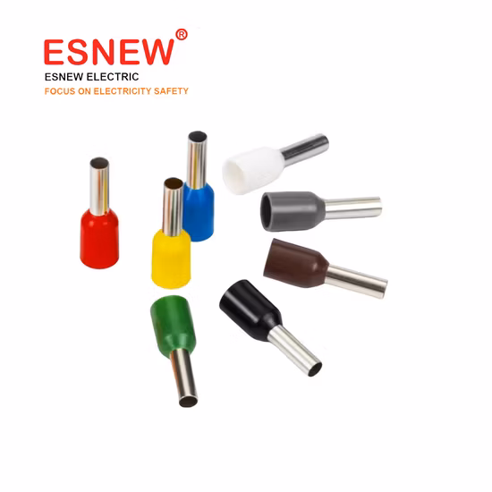 Наконечник для кабеля с одним отверстием типа E, концевая клемма для шнура